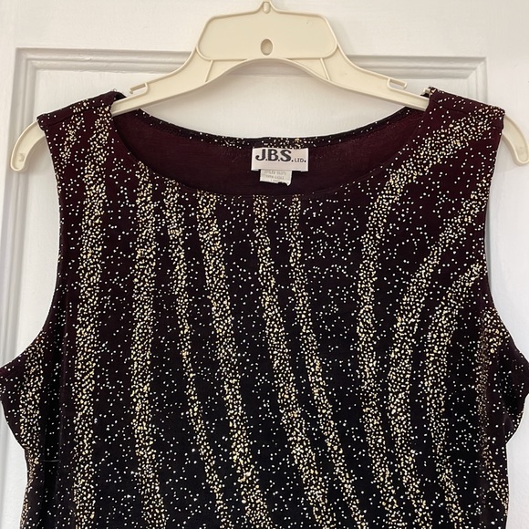 JBS sparkly shirt large black with gold and silver sparkles party shirt NYE - Picture 4 of 10